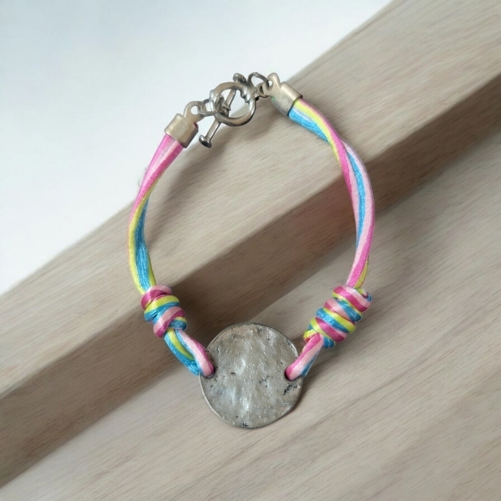 Rainbow colored bracelet